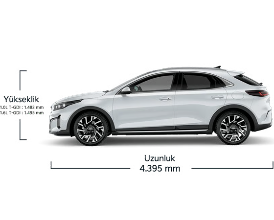 Kia XCeed Yan Uzunluk